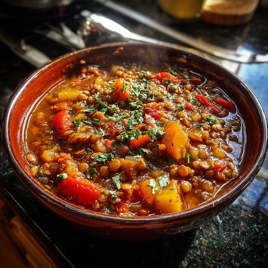 Ground Beef And Lentil Stew