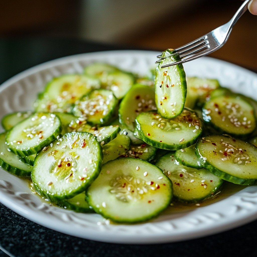 Easy Asian Cucumber Salad
