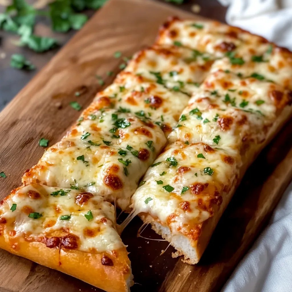 Cheesy Garlic Bread Recipe