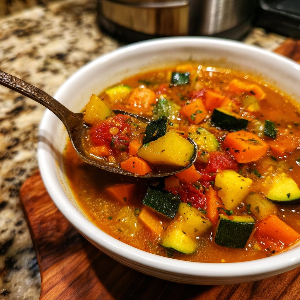 Healthy Crockpot Italian Vegetable Stew