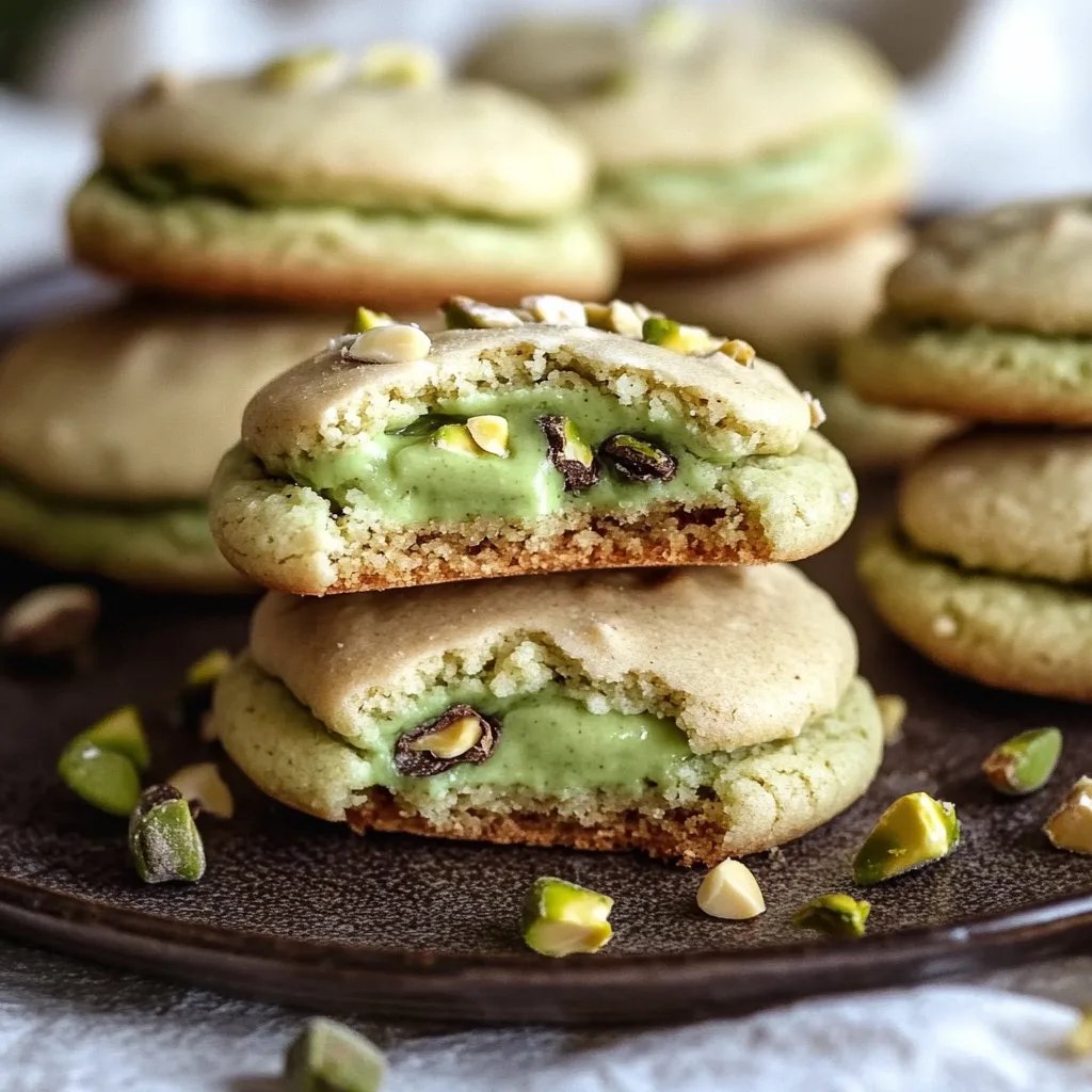 Pistachio Cream Cookies