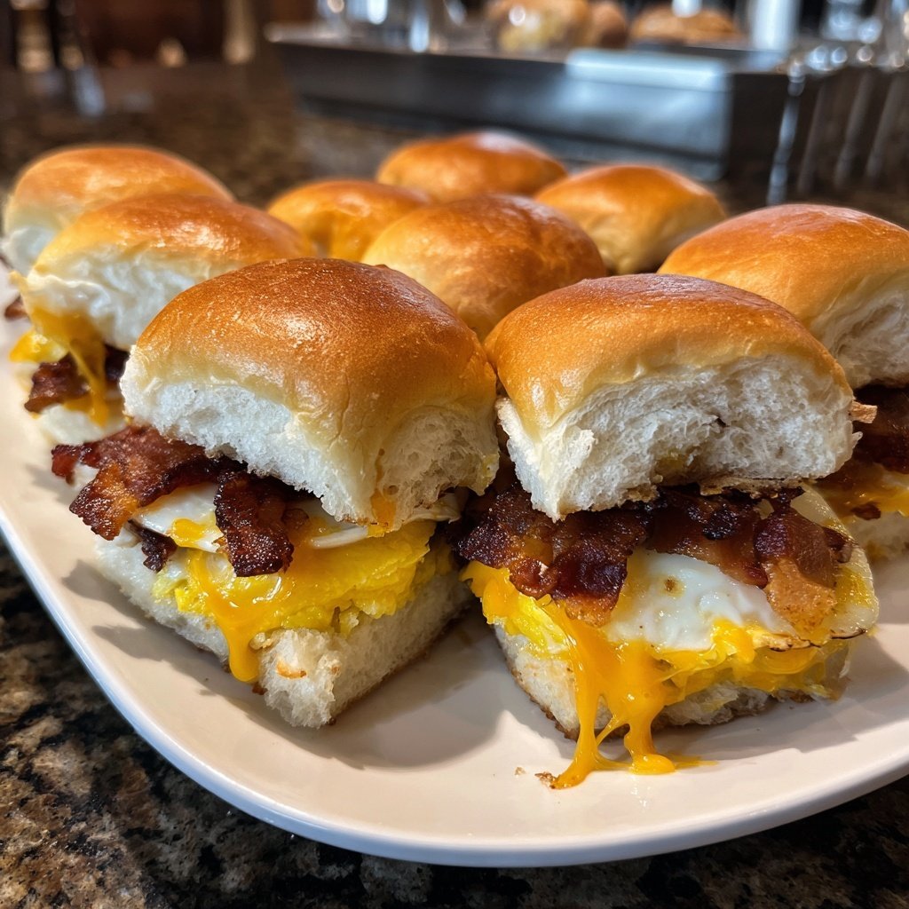 Breakfast Sliders For A Crowd