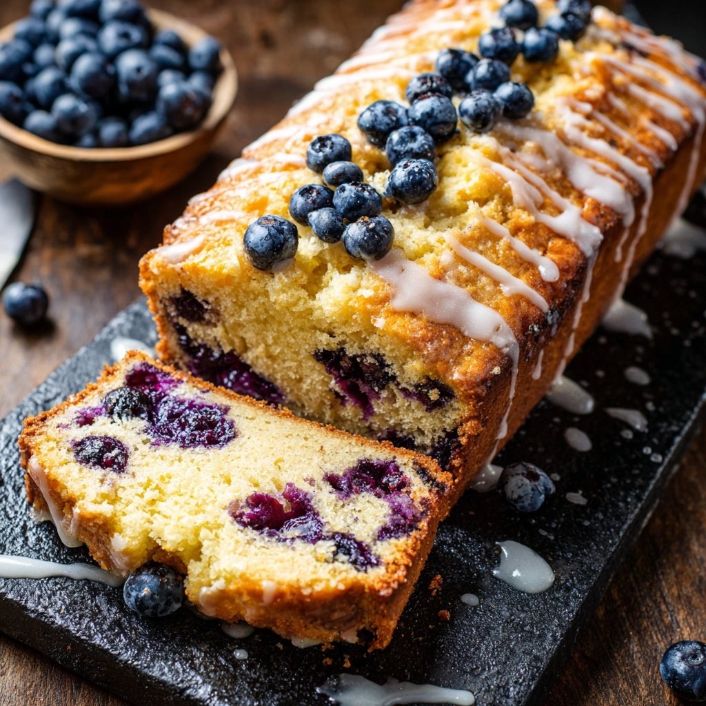 Blueberry Lemon Breakfast Loaf
