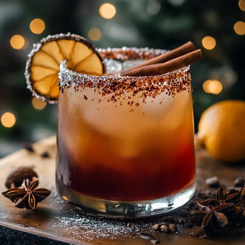 Spiced Christmas Margarita