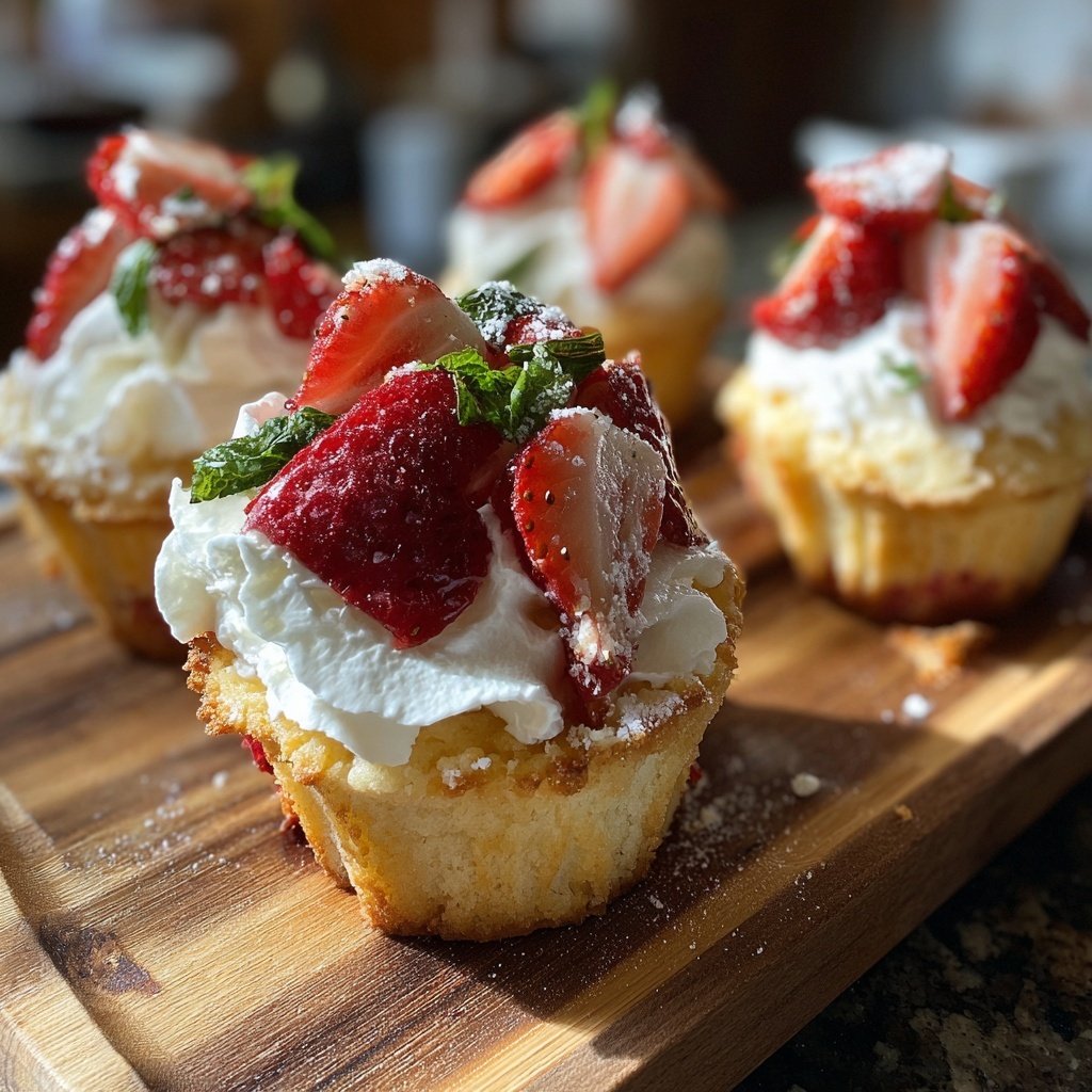 Classic Strawberry Shortcake Cups