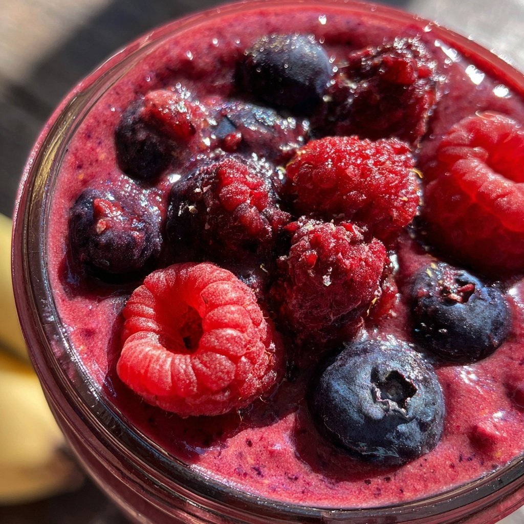 Easy Smoothie With Frozen Berries