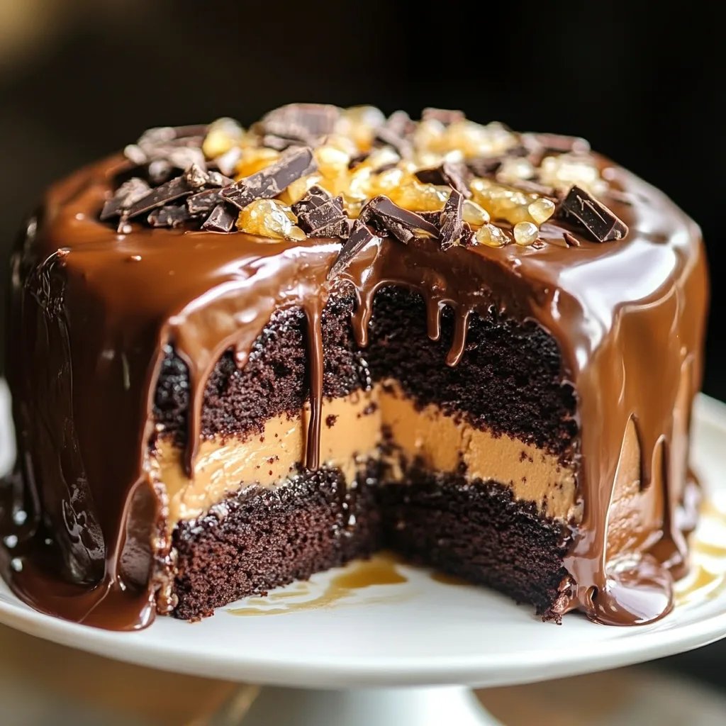 Salted Caramel Chocolate Cake