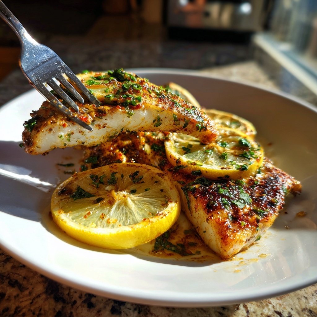 Healthy & Light Lemon Grilled Fish Plate