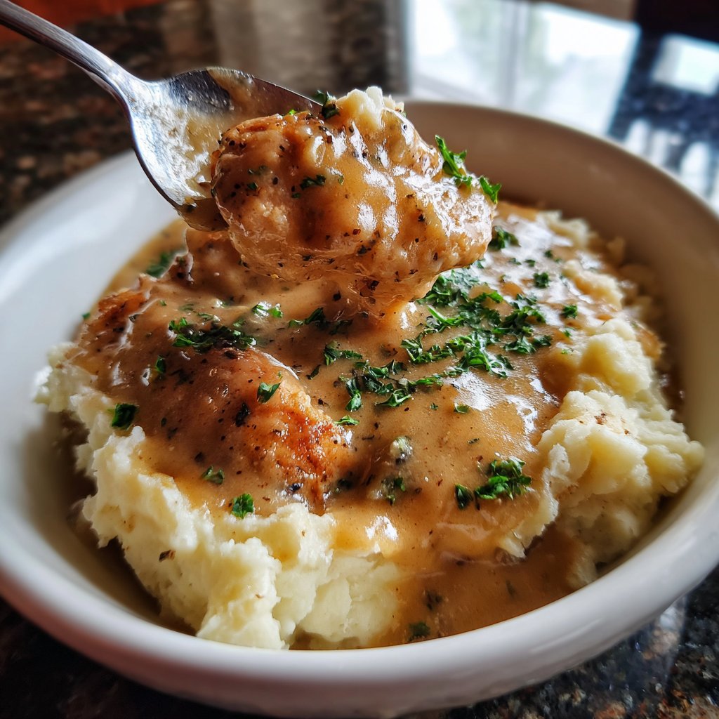 Comfort Food Chicken And Mashed Potatoes