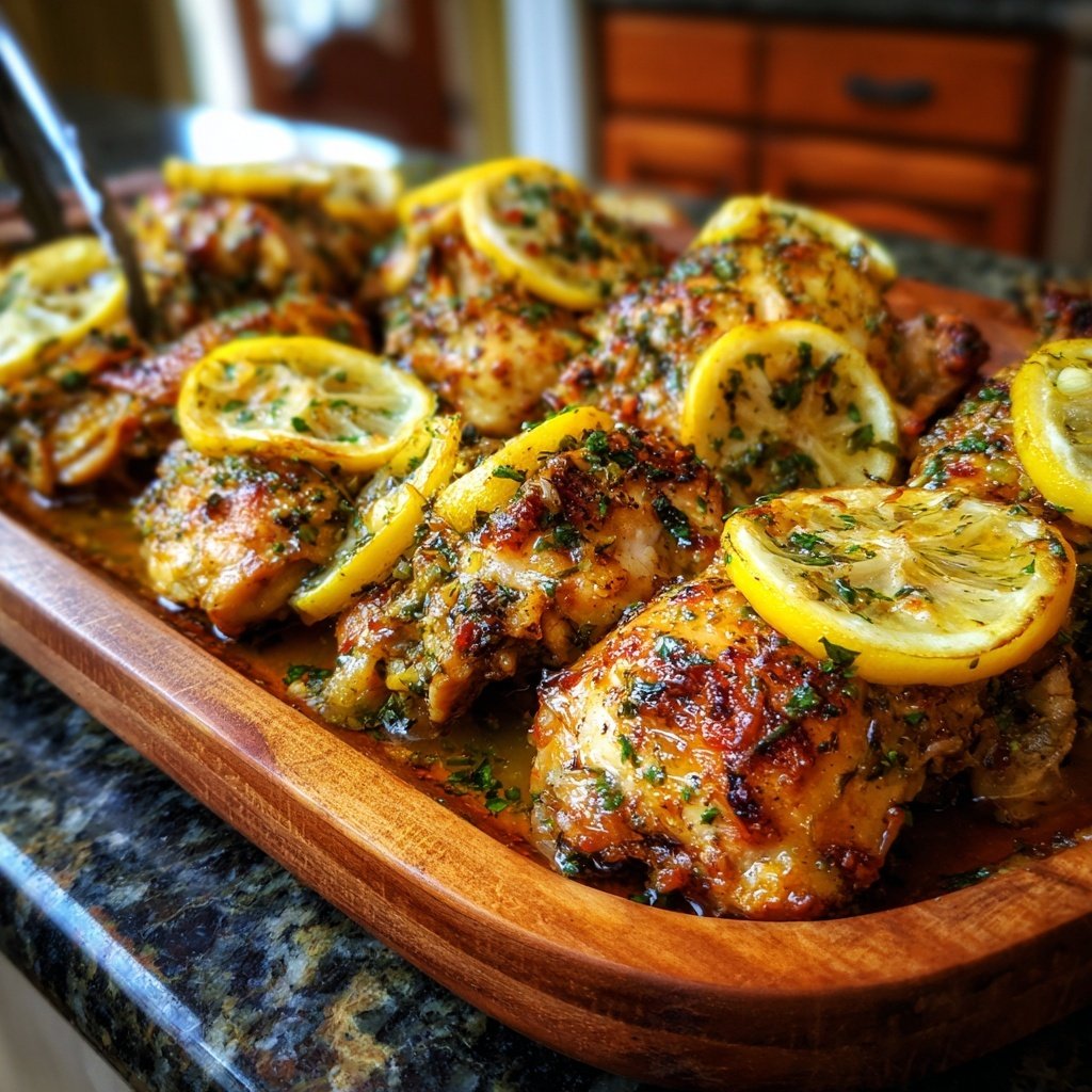 Mediterranean Lemon Chicken Tray